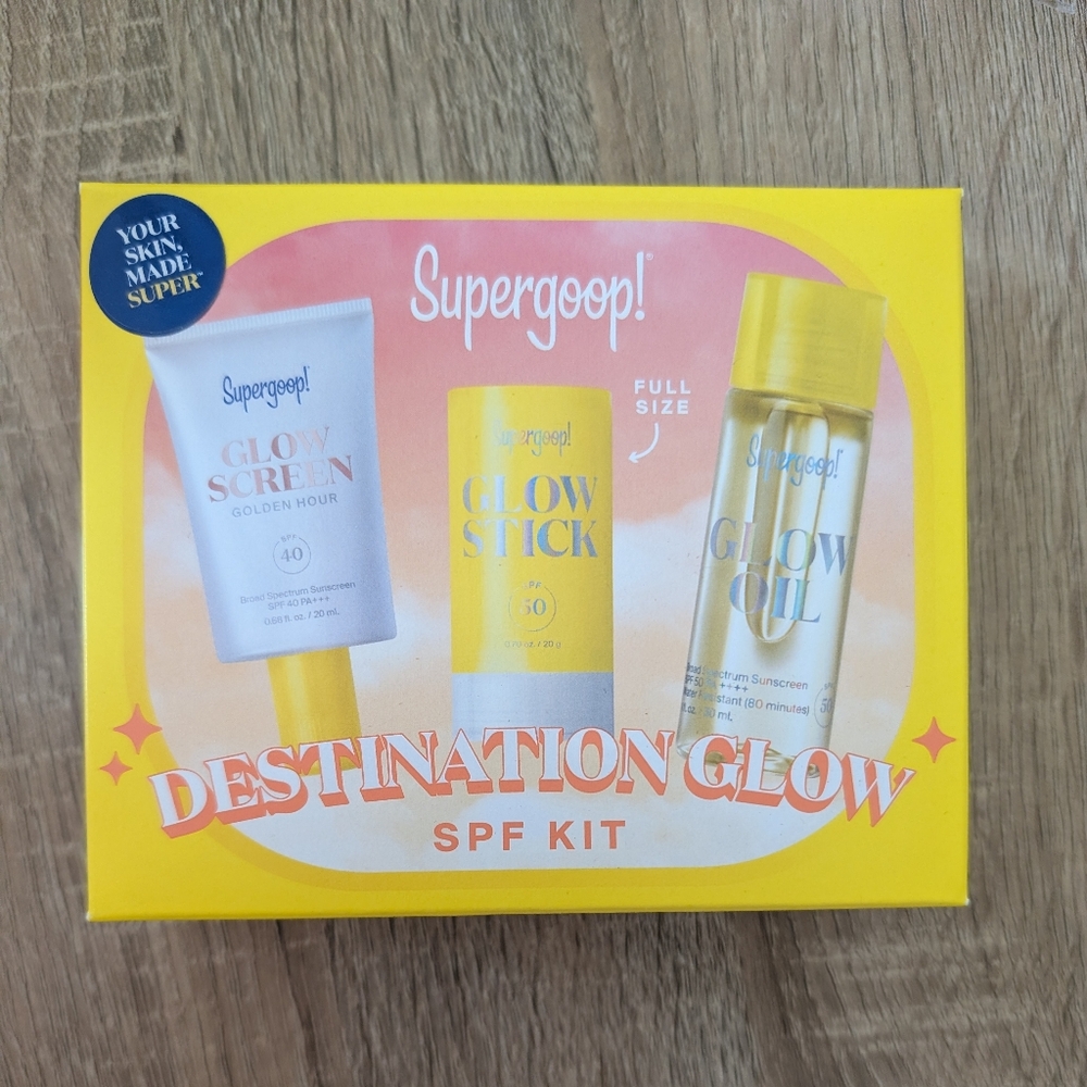 NEW Supergoop Glow Kit